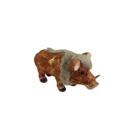 China Natural and animal decoration of factory direct selling high-grade hand-made cute pig pet boar for sale