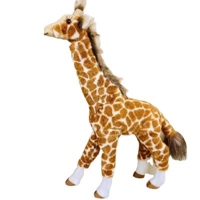 China Hand made the most popular Christmas decoration simulation giraffe foam toy giraffe for sale