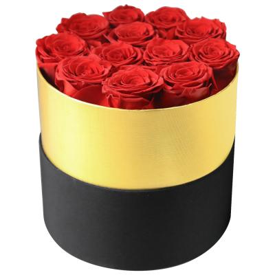 China Valentine Day Gifts Wholesale Preserved Flower in Gift Box for valentines day or wedding and other festivals Rose Box valentines day or mothers for sale