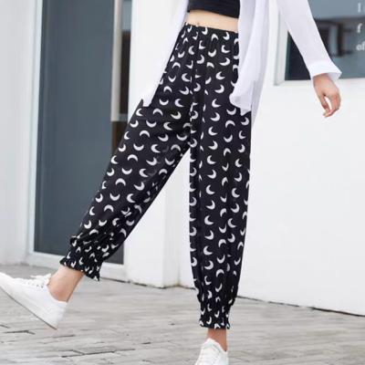 China 2021 New Design QUICK DRY Women's Harem Pants Causal Pants Printing Harem Pants for sale