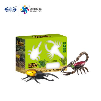 China Eco-Friendly Radio Realistic Plastic Insect Toy Kid Other Animal Toy of Hercules Beetle and Scorpin RC Control for sale