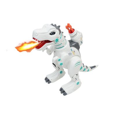 China RC Robot Forward/Backward Dinosaur Toys Infrared Animatronic Dinosaur with LED Lights for sale