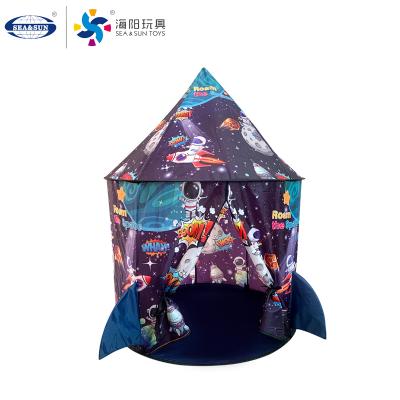 China Outdoor Sports Toy New Product Children's Toy Space Pattern Yurt Toy Tent for sale