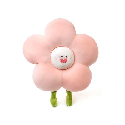 China Wholesale Eco-friendly Material Toy Funny Plush Pp Cotton Flower Figure Birthday Gift Plush Stuffed Toys Flowers Sit Plush Toy for sale