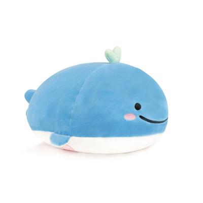 China 2022 New Kawaii Plush Toy Whale Plush Toy Stuffed Toy Plush Whale Doll Pillow 2022 Eco-friendly Materials for sale