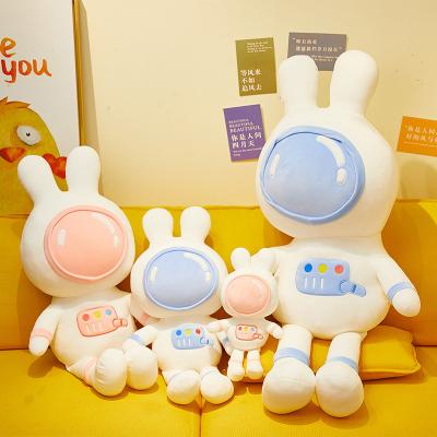 China Hot Selling Creative Plush Toy Eco-friendly Material Bunny Rabbit Toy From Amazon Space Bunny Astronaut Doll Plush Toy for sale