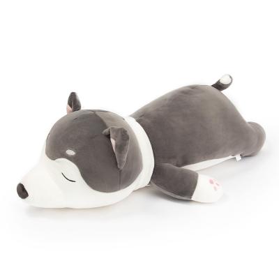 China Eco-friendly Material Factory Wholesale Dog Plush Pillow Toys Soft Stuffed Animal Toys Dog Plush Toys for sale