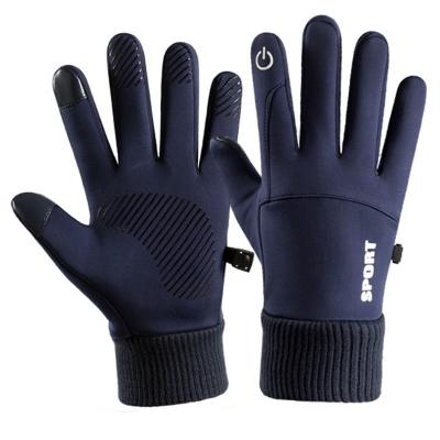 China Cotton Sports Waterproof Anti-slip Function Design Mittens Warm Winter Windproof for sale