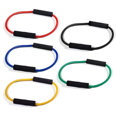 China Natural Material High Quality Latex Resistance Band Fitness Hip Circle Elastic Booty Resistance Band for sale