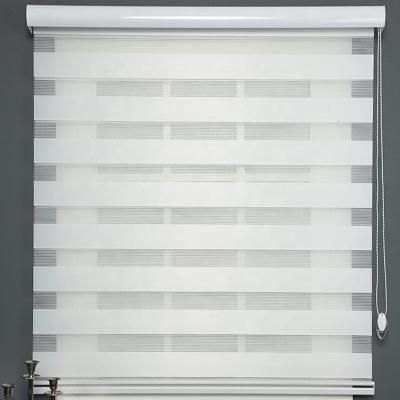 China Light Adjustment Blackout Zebra Blinds Mechanism Curtains Custom Manual Roller White Zebra Blinds Zebra Shade for sale