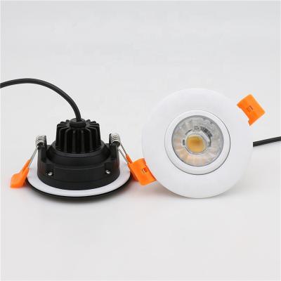 China Residential IP44 LE TDC Gimbal Adjustable Dimmable Recessed Downlight for sale