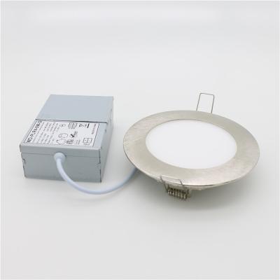 China ETL 9w 15w aluminum 18w recessed dimmable round led panel light for sale