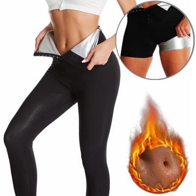 China Gym Plus Size Women Training Black Diet Legging Shorts Corset Shapewear Plus Size 5Xl Sauna Yoga Pants High Waist Trainer Leggings for sale