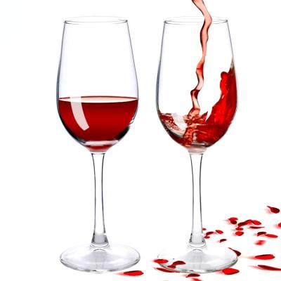 China Eco-friendly Modern Luxury Glass Wine Goblet Cup Red Wine Drinking Crystal Glass Lead Free Sample Glass for sale