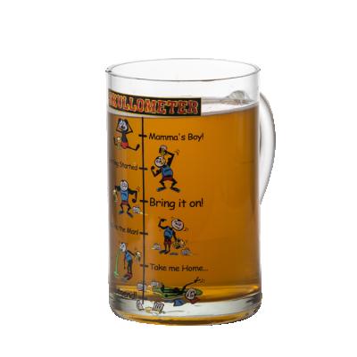 China Barware Beer Mug Drinking Glass Beer Stoneware Mugs 1.8L Handle Viable Beer Mug for sale