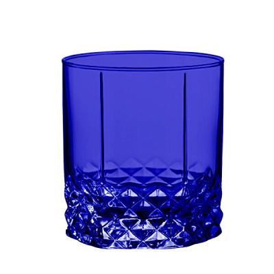 China Eco - Friendly Old Fashioned Whiskey Glass Drinking Colored Glass Mug For Whiskey for sale