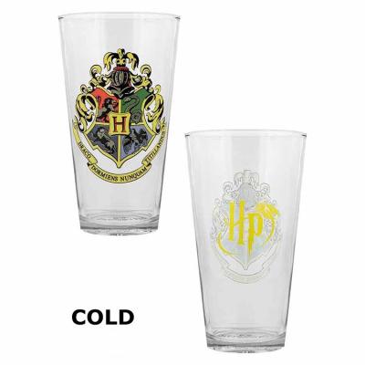 China 16oz Temperature Change Pint Food Color Changing Glass Safe Cold Sensitive Drinking Glasses Custom Color for sale