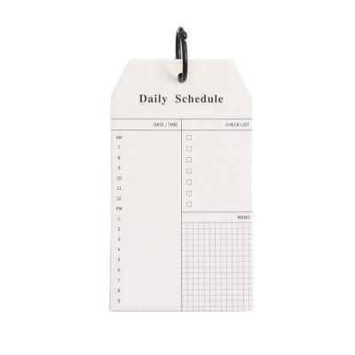 China Flexible Portable Daily Note Planner Notebook Loose Leaf Shopping List Note Diary for sale