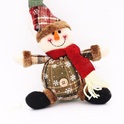 China Christmas Decoration Christmas Decoration Kids Tabletop Christmas Toys Santa Claus /Elk/Snowman Dolls 2021 for sale