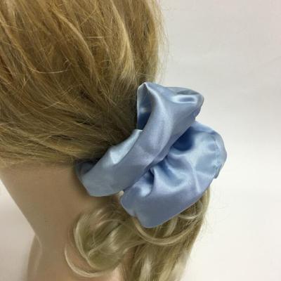 China Large Size Silk Scrunchies Soft Jumbo Size Silk Scrunchies for sale