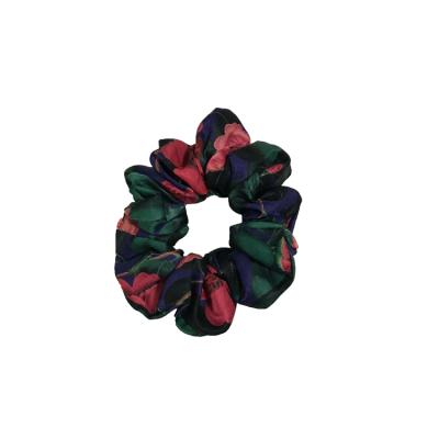 China Mini Cotton Hair Scrunchies Bandana Scrunchies 100% Cotton for sale