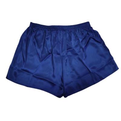 China 100% Pure Mulberry Silk Loose Plain Antibacterial Dyed Custom Mens Silk Boxers Shorts Private Label for sale