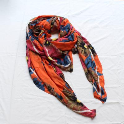 China Custom Viscose Viscous Scarf Soft Rayon Twill Scarf For Women for sale