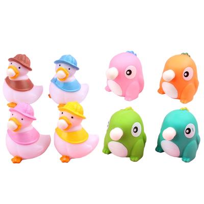 China Trigger Toys New Style High Quality Compression Toy Cute Piggy Dinosaur Bubble Cartoon TPR Trigger Toy Colorful Finger Decompression Toy for sale