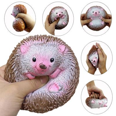 China Wholesale Creative Tpr Decompression Toys Hedgehog Shaped Slow Rebound Trigger Toy Hedgehog Shaped Slow Rebound Material Toy New for sale