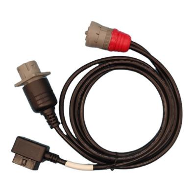 China Diagnostic code 16 pin female fault wire to J1708 6 pin and J1939 9 pin, high quality eld Truck Y WIRE OBD 2 for sale