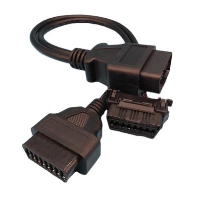 China Fault Code OBD Factory Vehicle Custom 16Pin OBD OBD2 Diagnostic Tools To Open Car Y Cable Universal OBD Diagnostic Harness for sale