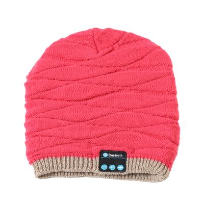 China Warm COMMON beanie WINTER bluetooth Beanie Wireless Hat With Removable earphone for sale