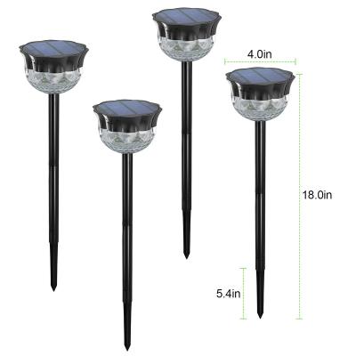 China Outdoor LANDSCAPE Solar Garden Fill Lights Landscape Lighting Patio/Lawn/Yard/Path 4 Pack for sale