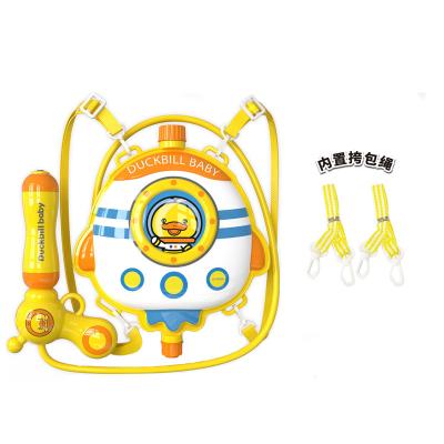 China Funny Toys Children Cartoon Space Summer Swimming Electronic Pool Interaction Backpack Water Gun for sale