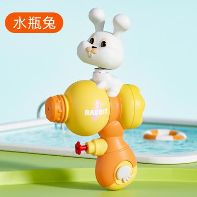 China Children's Toy Mini Water Gun Transparent For Children's Summer Beach Mini Water Gun Rabbit Dog Octopus Gun Toy Wholesale for sale