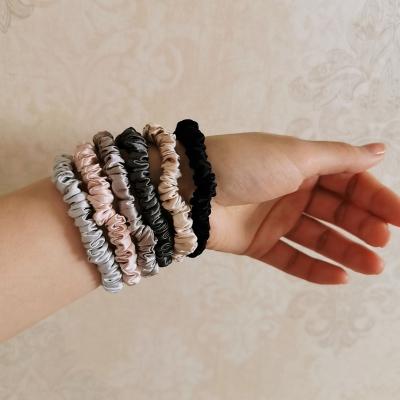 China European and American fashion wholesale new design factory style eco-friendly silk scrunchies for hair for sale