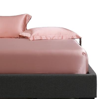 China Customer Viable Pure Silk Size Solid Color Crib Fitted Sheet Baby Crib Silk Sheet for sale