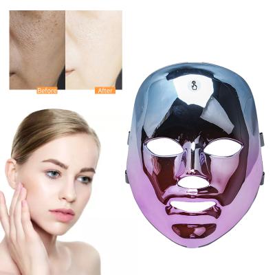 China Hot sale rechargeable led face mask pigment removal sglowled 7 color led mask item beauty skin phototherapy face for sale