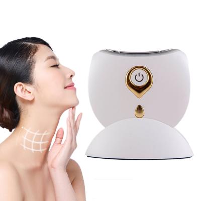 China Skin Tightening 2021 EMS RF Photon Therapy Vibrating Anti Wrinkle Skin Tightening Face Lift Neck Wrinkle Massager for sale