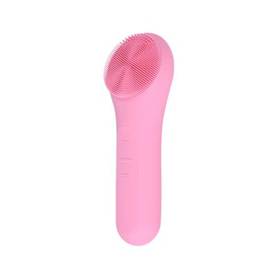 China Beauty Mini Portable Waterproof Face Cleansing Washing Massage Brush Electric Silicone Detergent DEEP CLEANSING Facial Brush for sale