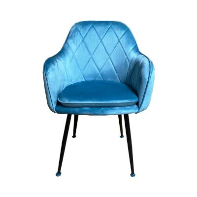 China Wholesale Modern Style Comfortable Dining Chair Fabric Dining Room Furniture Metal Nordic Dining Chair Dining Chair for sale