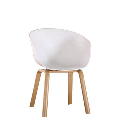 China Modern Design Chairs Famous Plastic Cafe Armchair Modern Dining Chair for sale