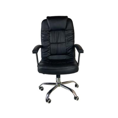 China (Height) Bazhou Luxury Adjustable PU Rotating Silla Office Chairs for sale