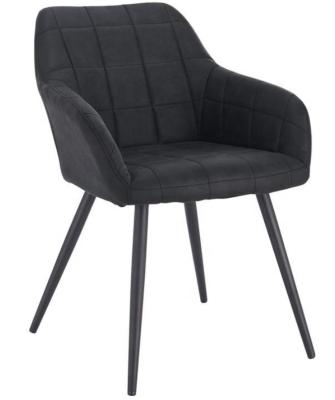 China Stable Lounge Armchair Upholstered Dining Chair Velvet Chairs for sale