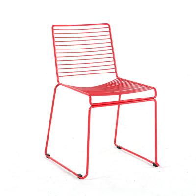 China Comfortable Moderate Outdoor Chairs Dining Wire Chair for sale