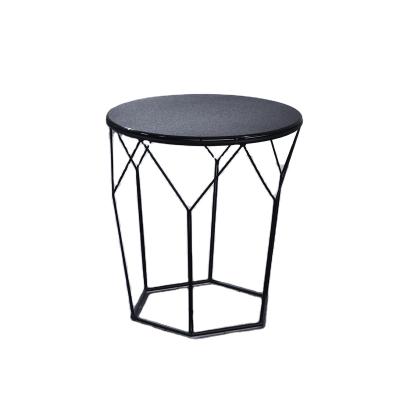 China Fashion Modern Luxury Round Low Side Tables For Living Bed Room Coffee Table for sale