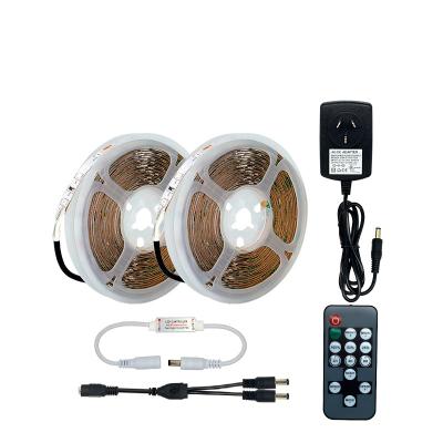 China Special Theme Park Led Strip SMD 2835 600LED 2Roll Indoor Plant Growing UV Light Kit 12VDC IP20 Purple Flexible Led Strip for sale