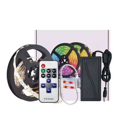 China Warehouse Wireless 11key RF Dimmer Outdoor For Indoor Single Color 12v Dimmer SMD 5050 Led Strip Led Strip Light Kit for sale