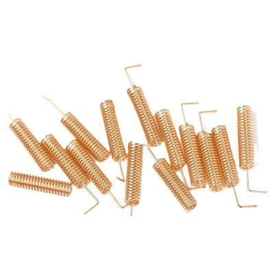 China Wholesale Brass Spring Manufacturer Copper Wire Coil Spring Antenna Springs 433MHZ for sale