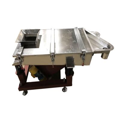 China Plastic recycling and processing Good Quality Stainless Steel Screen Linear Vibrating Sieve for sale